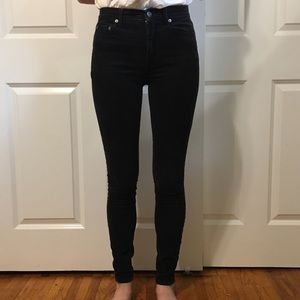 Gap High rise corduroy skinny jeans